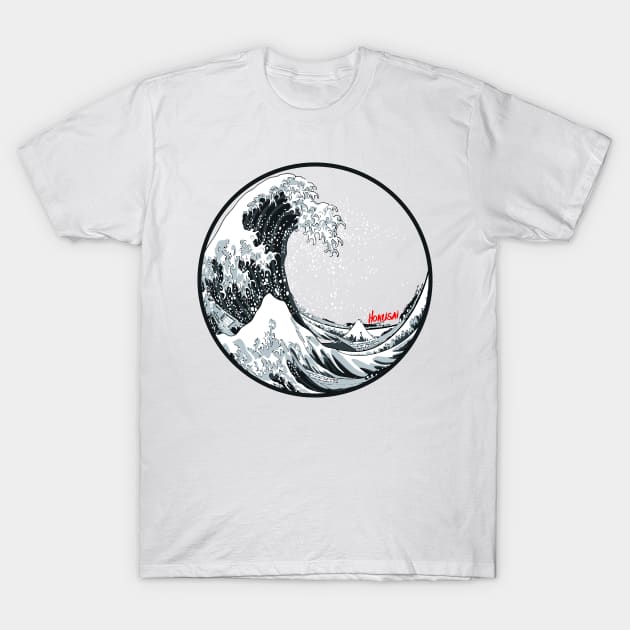 La vague japonaise N°7 T-Shirt by couleur365